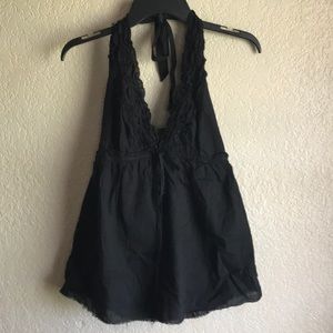 J crew halter babydoll top